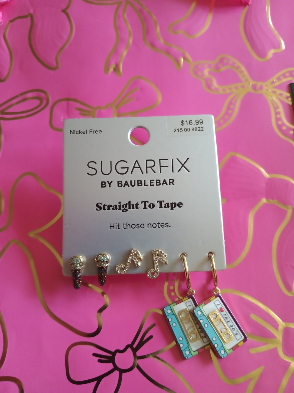 SUGARFIX BY BAUBLEBAR STRAIGHT TO TAPE EARRINGS